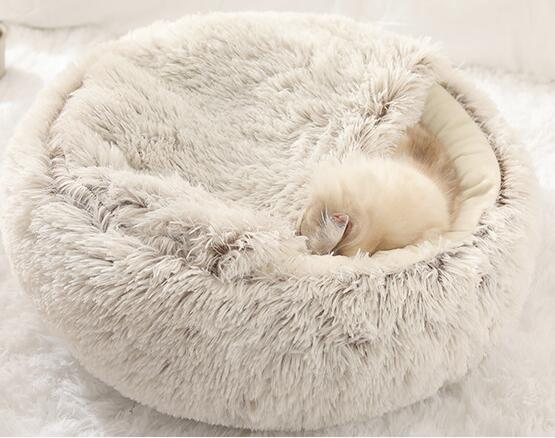 2-in-1 Pet Bed – Reversible Cozy Bed for Cats & Small Dogs