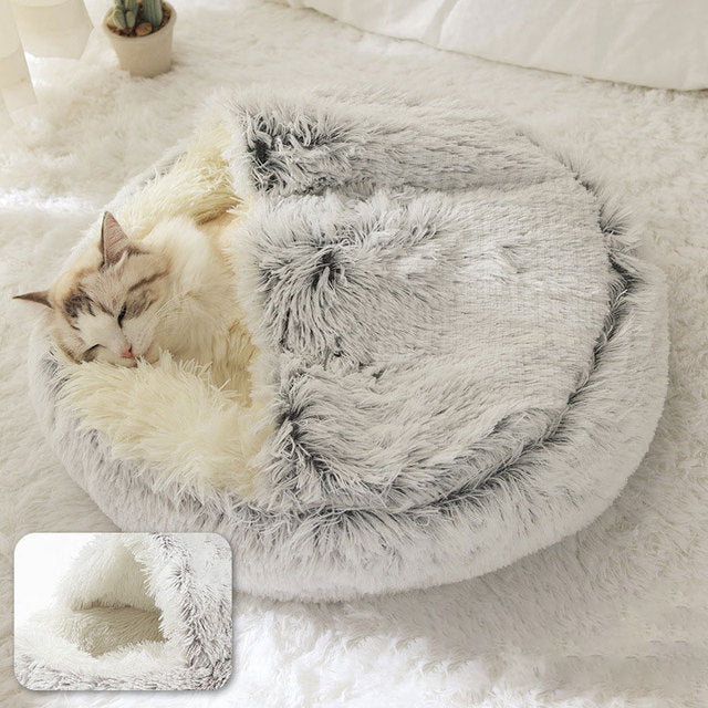 2-in-1 Pet Bed – Reversible Cozy Bed for Cats & Small Dogs