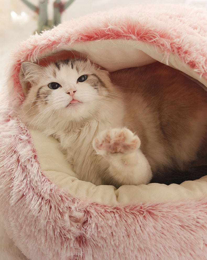 2-in-1 Pet Bed – Reversible Cozy Bed for Cats & Small Dogs