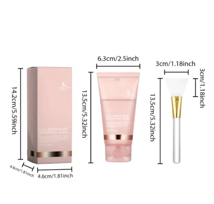 Hydrating Collagen Peel-Off Face Mask – Firming & Brightening Skincare