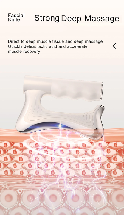 Heated Massage Blade – Electric Fascia Scraper for Deep Muscle Relief