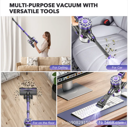 Portable Telescopic Vacuum Cleaner – Cordless Handheld Home Vacuum