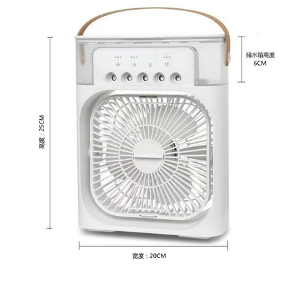 Portable 3-in-1 Air Cooler Fan – Mini AC with Humidifier for Room, Office &amp; Car