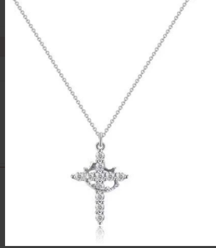 Crown Cross Necklace – Faith-Inspired Christian Jewelry
