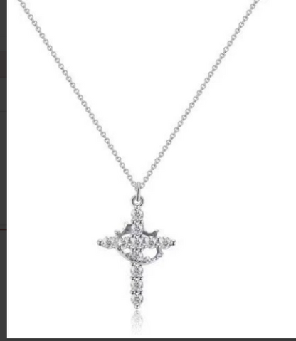 Crown Cross Necklace – Faith-Inspired Christian Jewelry