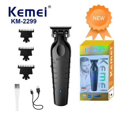 Kemei Professional Hair Clipper Set – Cordless Barber Clippers for Men