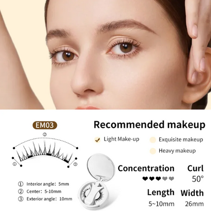 Magnetic Eyelashes Set – No Glue, Full Lashes in Seconds