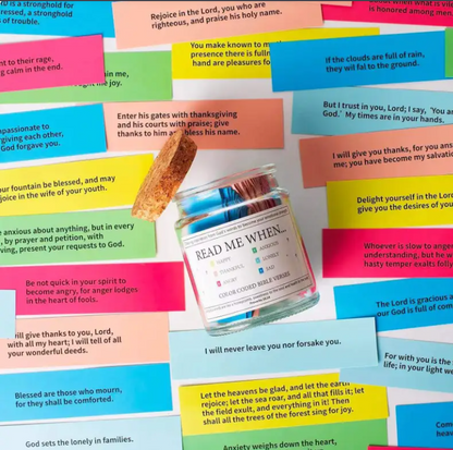 Bible Verses in a Jar – Daily Scripture Cards for Faith &amp; Encouragement