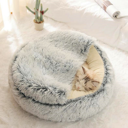 2-in-1 Pet Bed – Reversible Cozy Bed for Cats &amp; Small Dogs