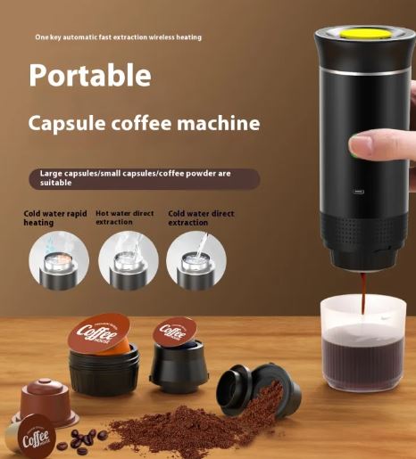 Electric Portable Coffee Machine – Compact Espresso Maker for Travel