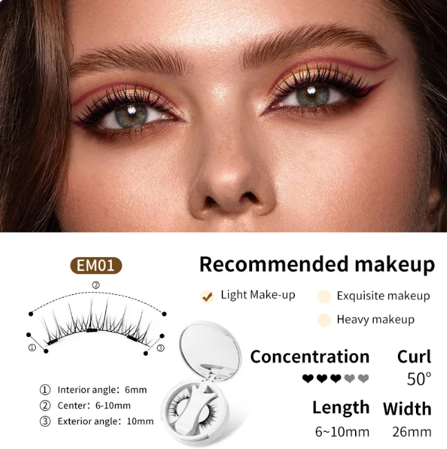 Magnetic Eyelashes Set – No Glue, Full Lashes in Seconds