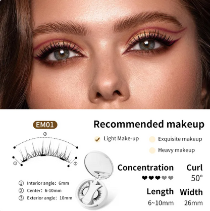 Magnetic Eyelashes Set – No Glue, Full Lashes in Seconds