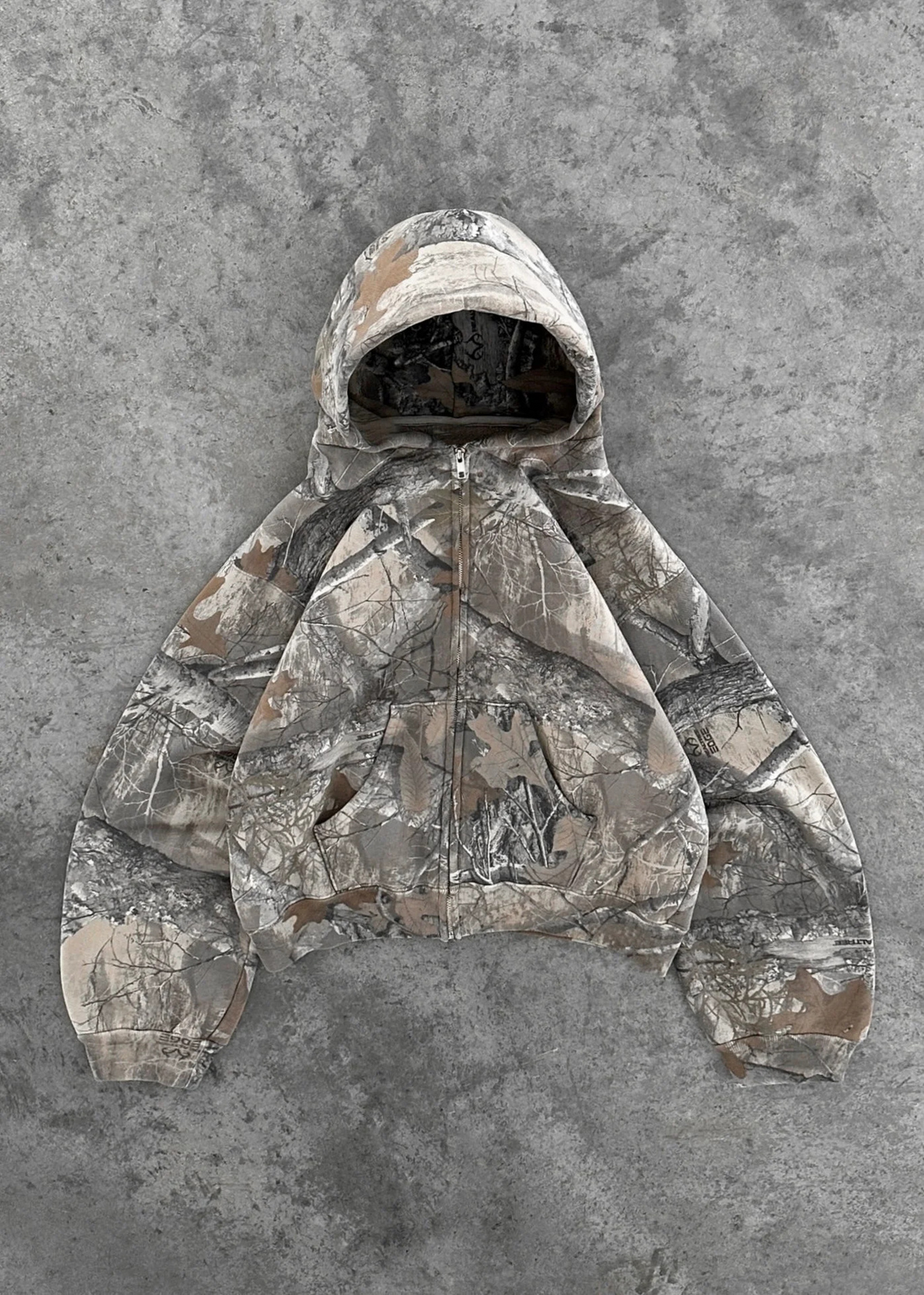 Urban Camo Retro Hoodie – Unisex Oversized Streetwear Pullover Sweatshirt