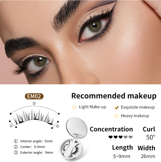 Magnetic Eyelashes Set – No Glue, Full Lashes in Seconds