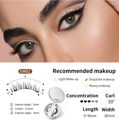 Magnetic Eyelashes Set – No Glue, Full Lashes in Seconds