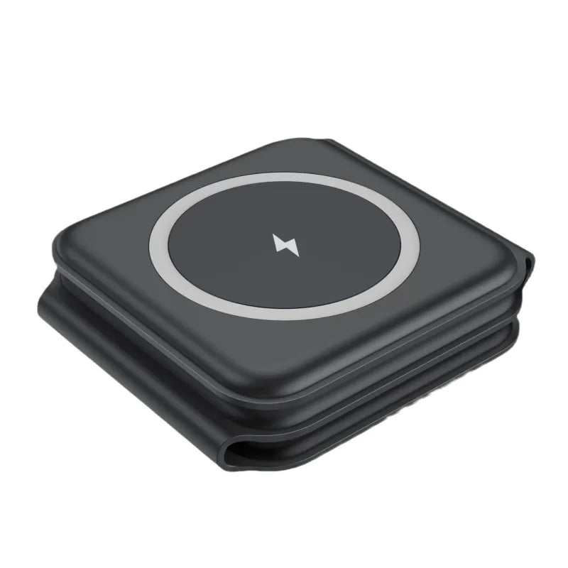 3-in-1 Magnetic Wireless Charging Folding Phone Stand