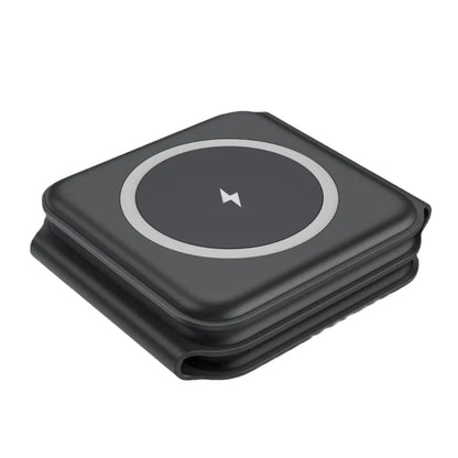 3-in-1 Magnetic Wireless Charging Folding Phone Stand