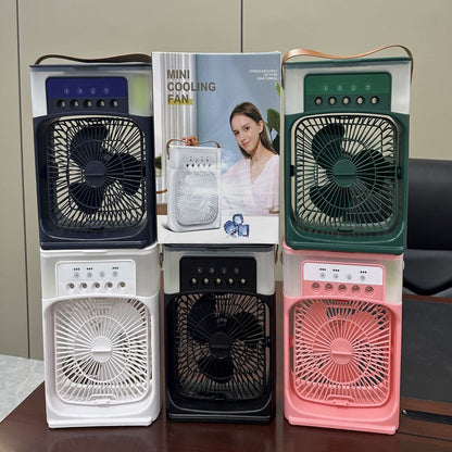 Portable 3-in-1 Air Cooler Fan – Mini AC with Humidifier for Room, Office &amp; Car