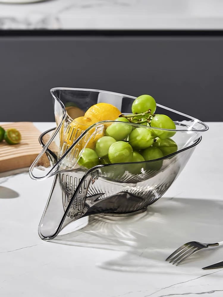 Heat Guard Kitchen Drainage Basket – Silicone Strainer &amp; Sink Organizer