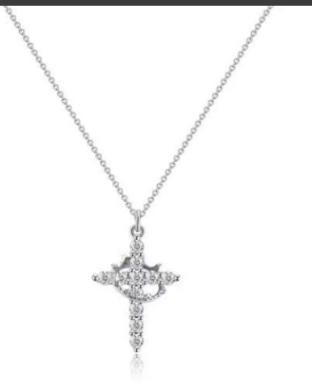 Crown Cross Necklace – Faith-Inspired Christian Jewelry