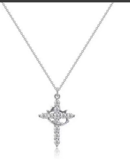 Crown Cross Necklace – Faith-Inspired Christian Jewelry