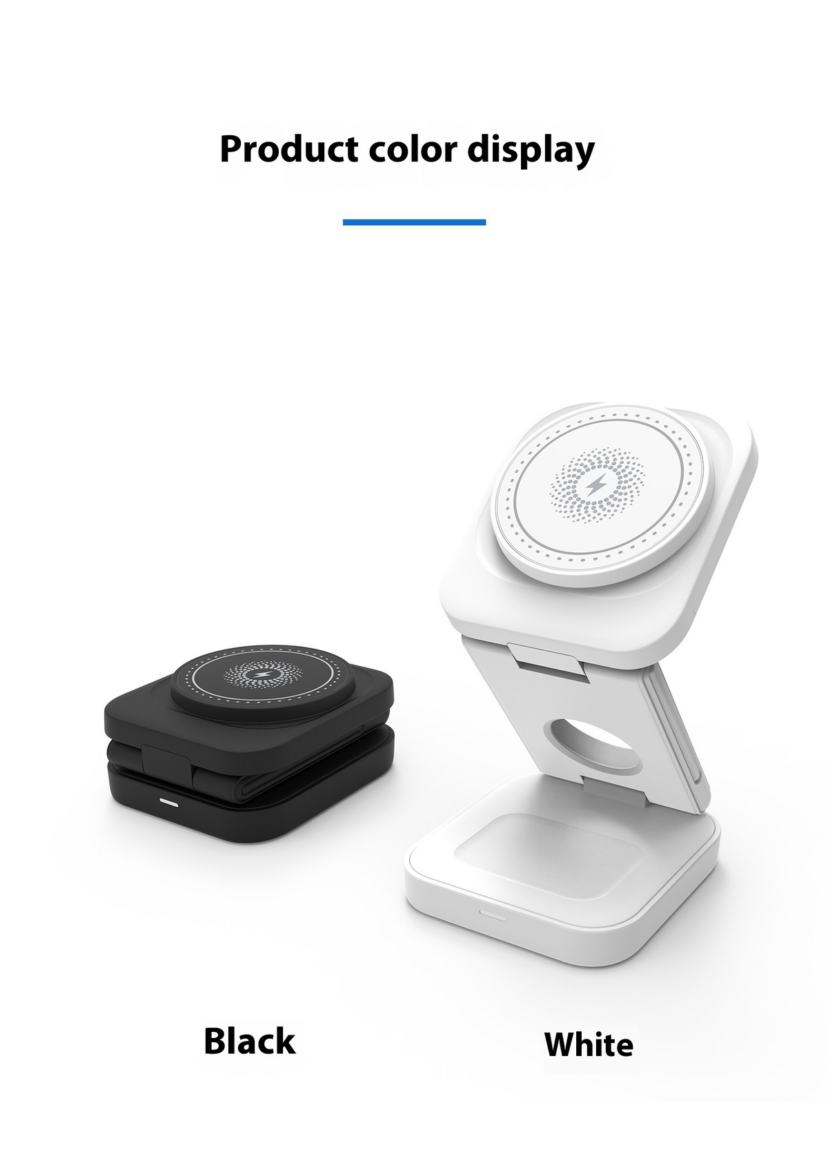 3-in-1 Foldable Wireless Charger – Charge Phone, Watch &amp; Earbuds at Once