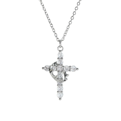 Crown Cross Necklace – Faith-Inspired Christian Jewelry