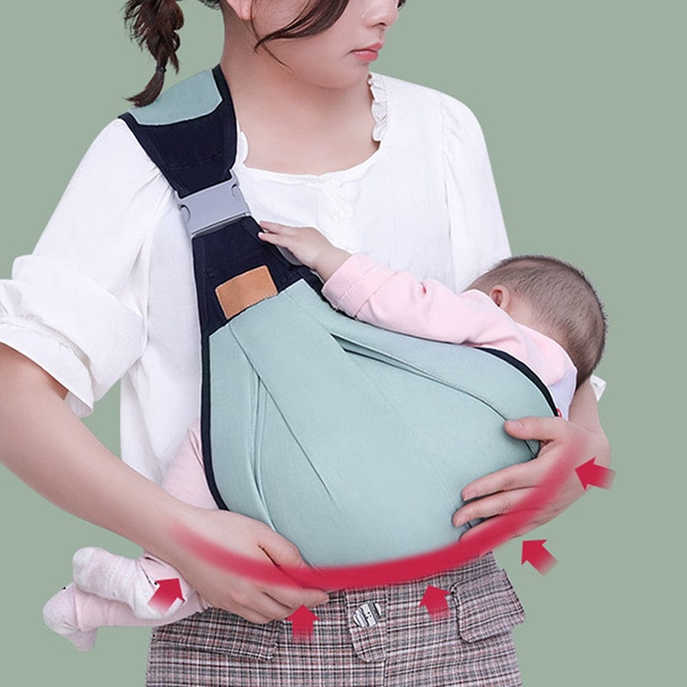 Shoulder Baby Carrier Sling – Ergonomic Newborn &amp; Infant Wrap