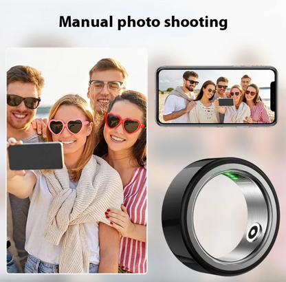 Ceramic Health Monitoring Smart Ring – Fitness &amp; Sleep Tracker