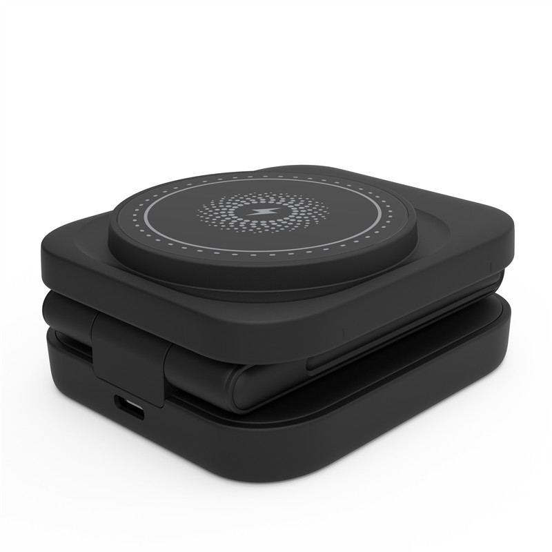 3-in-1 Foldable Wireless Charger – Charge Phone, Watch &amp; Earbuds at Once