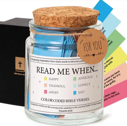 Bible Verses in a Jar – Daily Scripture Cards for Faith &amp; Encouragement