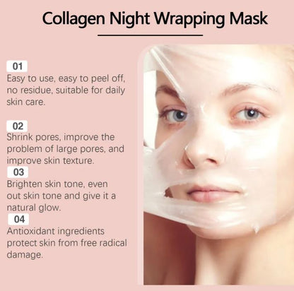 Hydrating Collagen Peel-Off Face Mask – Firming &amp; Brightening Skincare