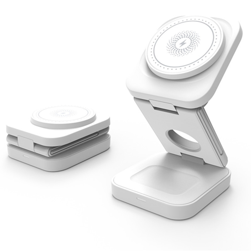 3-in-1 Foldable Wireless Charger – Charge Phone, Watch &amp; Earbuds at Once