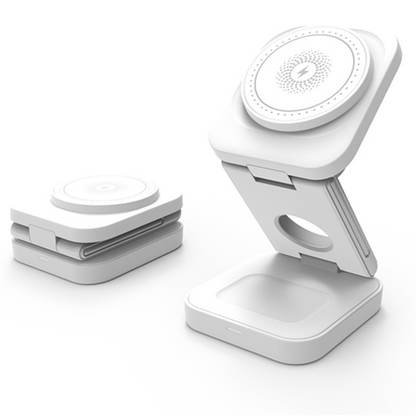 3-in-1 Foldable Wireless Charger – Charge Phone, Watch &amp; Earbuds at Once