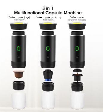Electric Portable Coffee Machine – Compact Espresso Maker for Travel