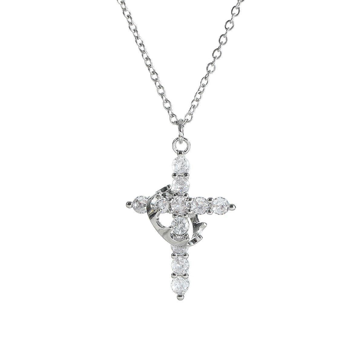 Crown Cross Necklace – Faith-Inspired Christian Jewelry