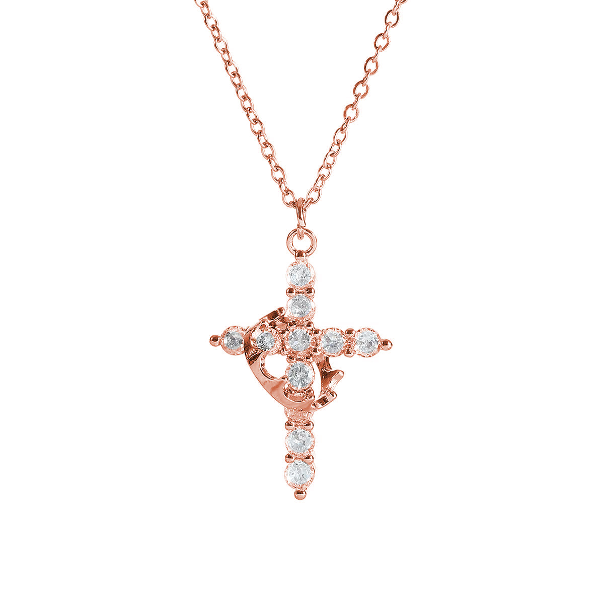 Crown Cross Necklace – Faith-Inspired Christian Jewelry