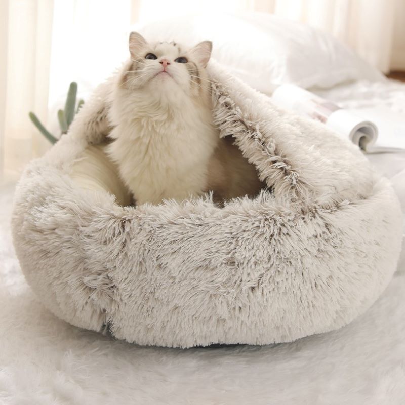 2-in-1 Pet Bed – Reversible Cozy Bed for Cats &amp; Small Dogs