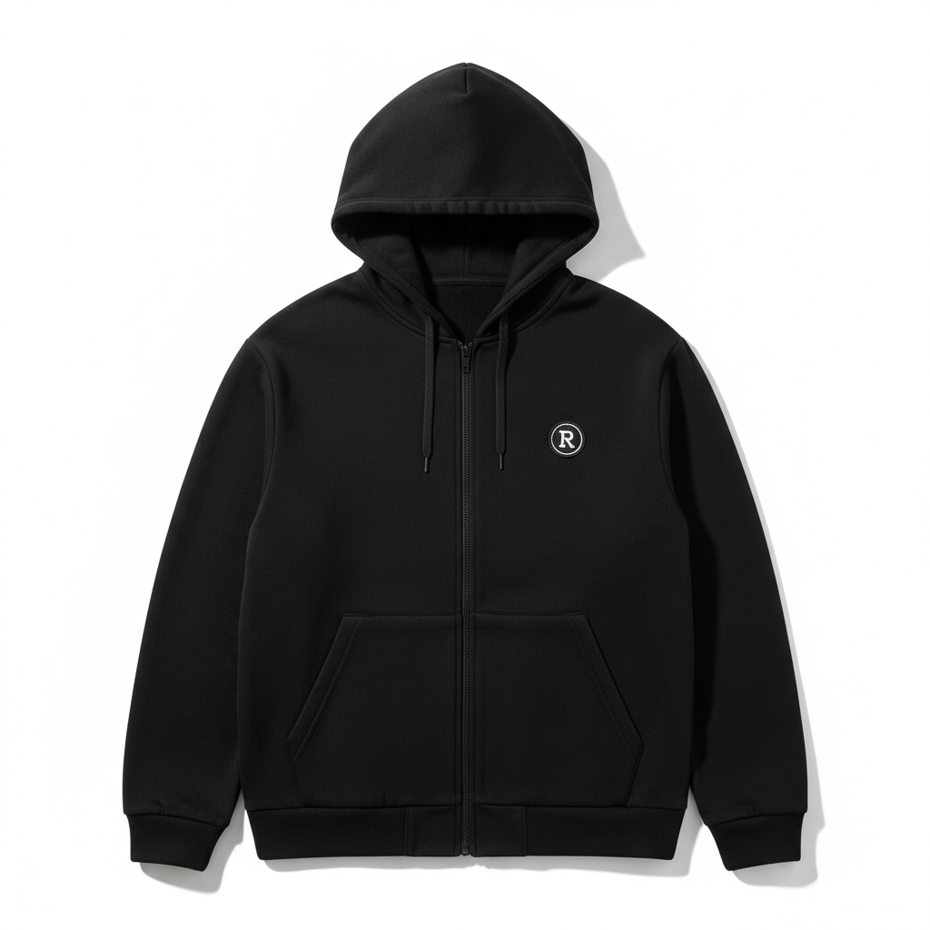 Men's Hooded Zip-Up Baseball Jacket